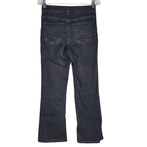 Calzedonia Womens Dark Wash Denim Flare Jeans Size 2 Cotton & Lyocell Blend - Picture 3 of 10